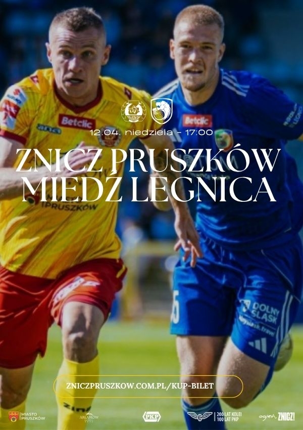 Bilety MKS Znicz Pruszków vs Miedź Legnica